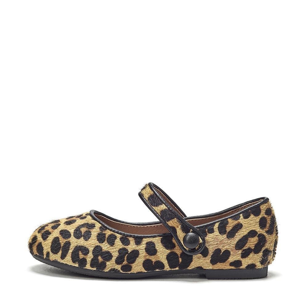 Girls leopard print on sale trainers