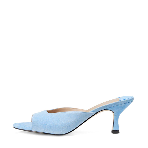 Light blue store mule shoes