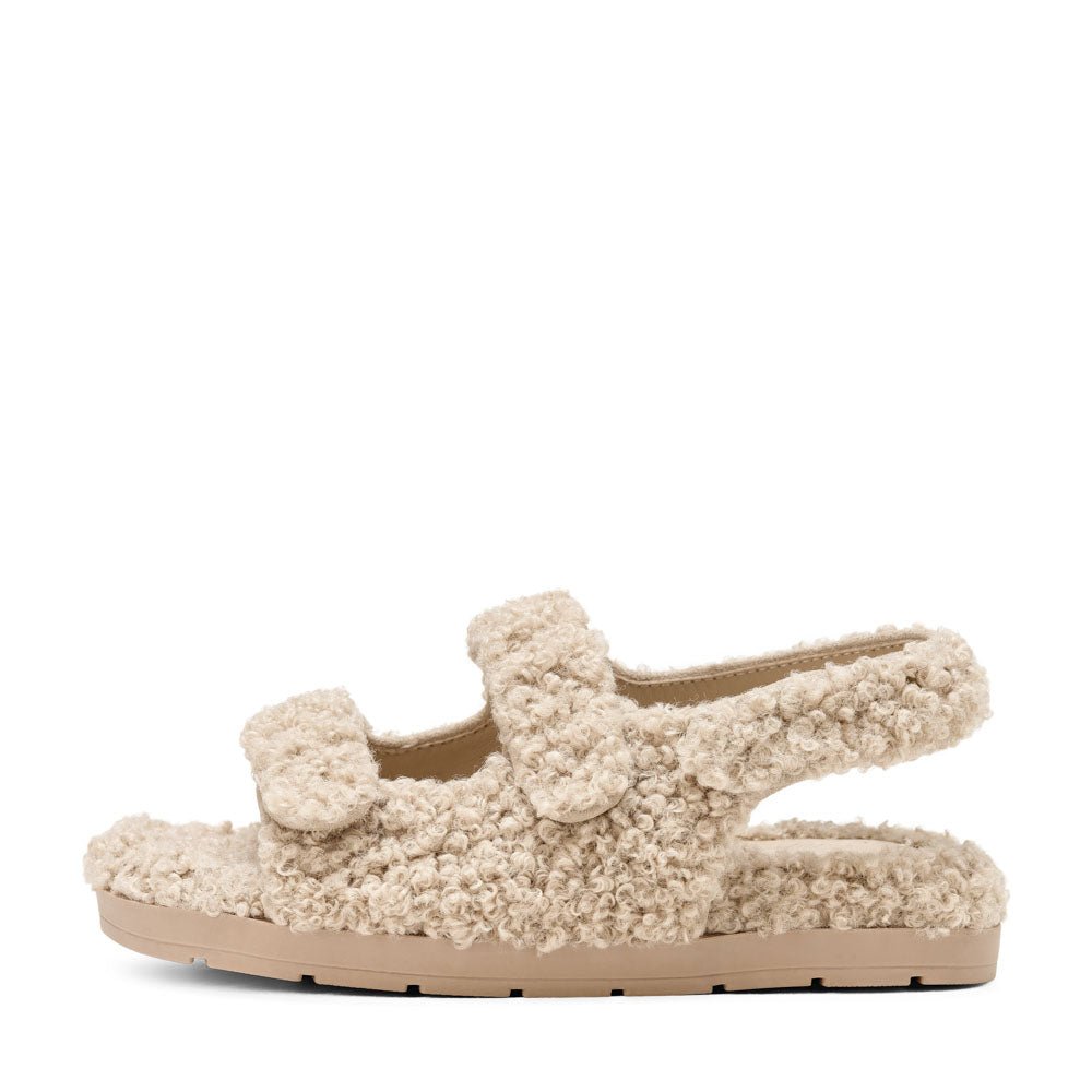 Affy Beige Sandals by Age of Innocence