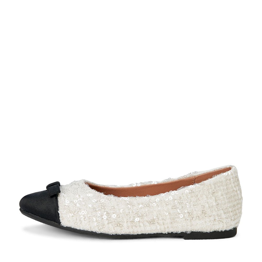 Angelina White/Black Shoes by Age of Innocence