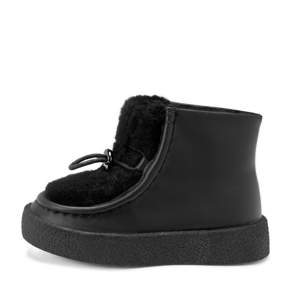 Aspen Leather Black/Black Boots by Age of Innocence