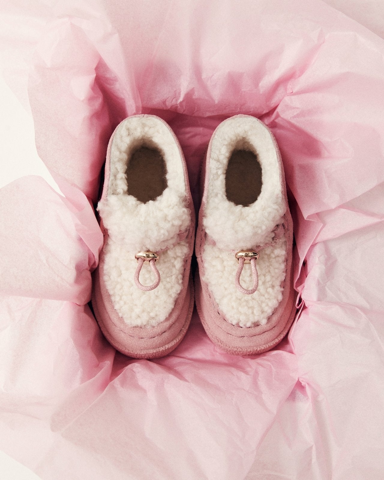 Aspen Pink/Milk Boots by Age of Innocence