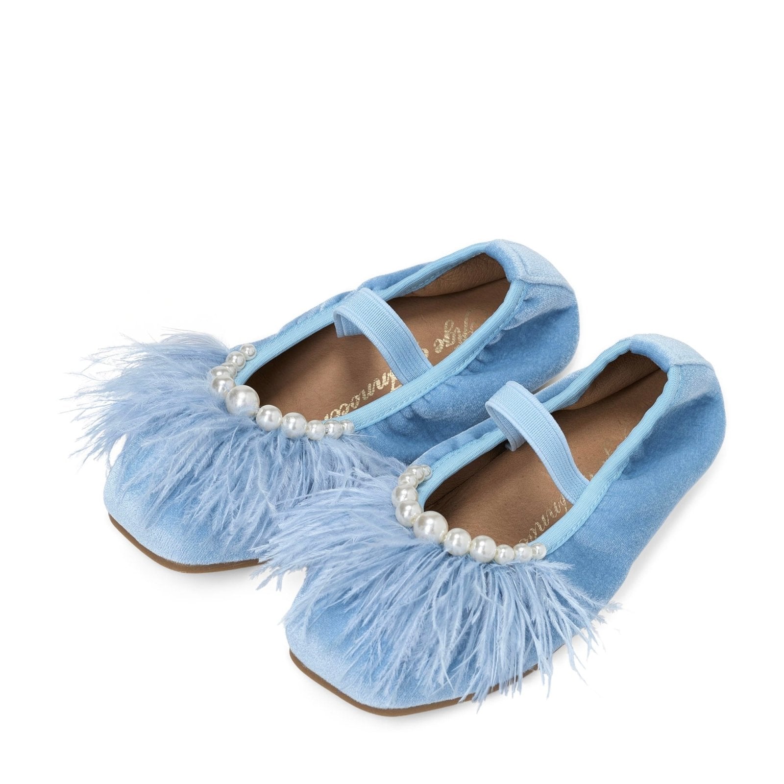 Blanche Blue Ballerinas by Age of Innocence