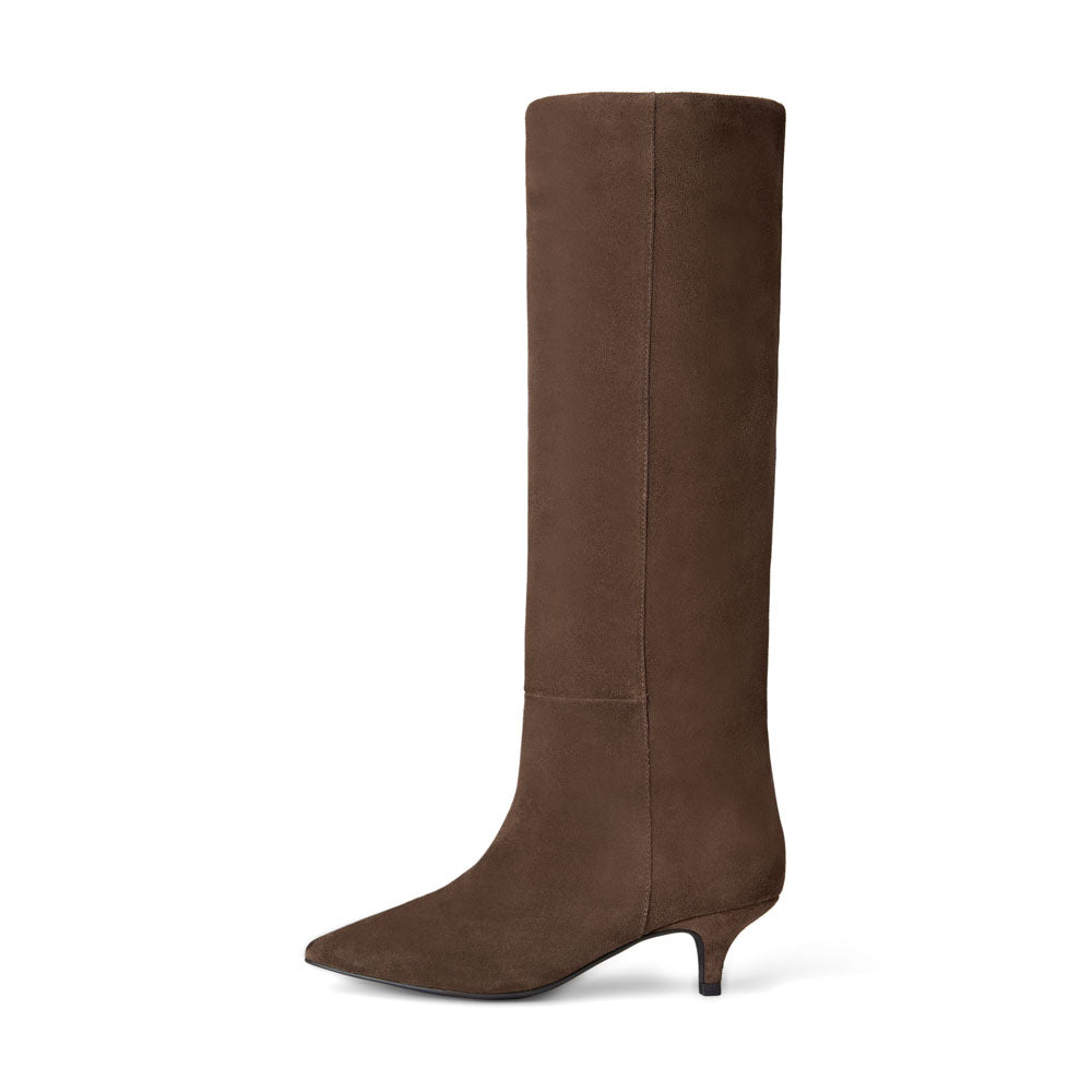 Brigitte Chocolate Boots by Age of Innocence