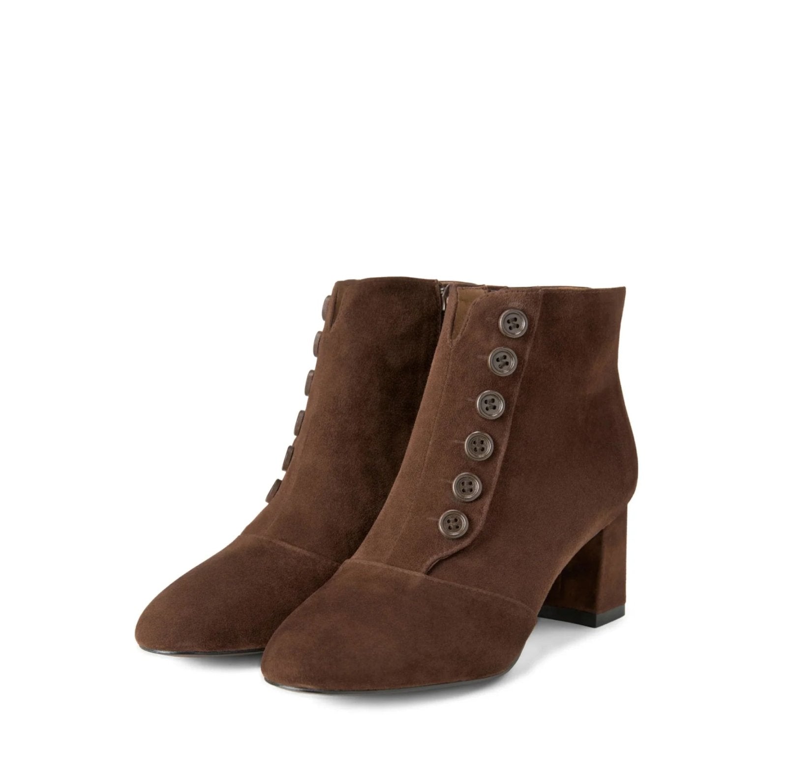 Constance Suede Brown Boots by Age of Innocence