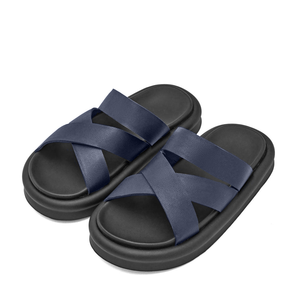 Designer Children Cove Navy Sandals for Baby Girls