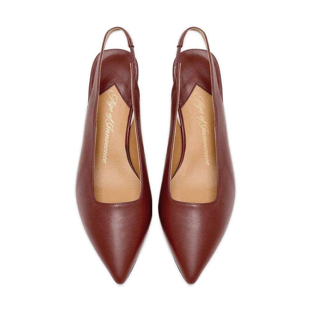 Eka Burgundy Shoes by Age of Innocence