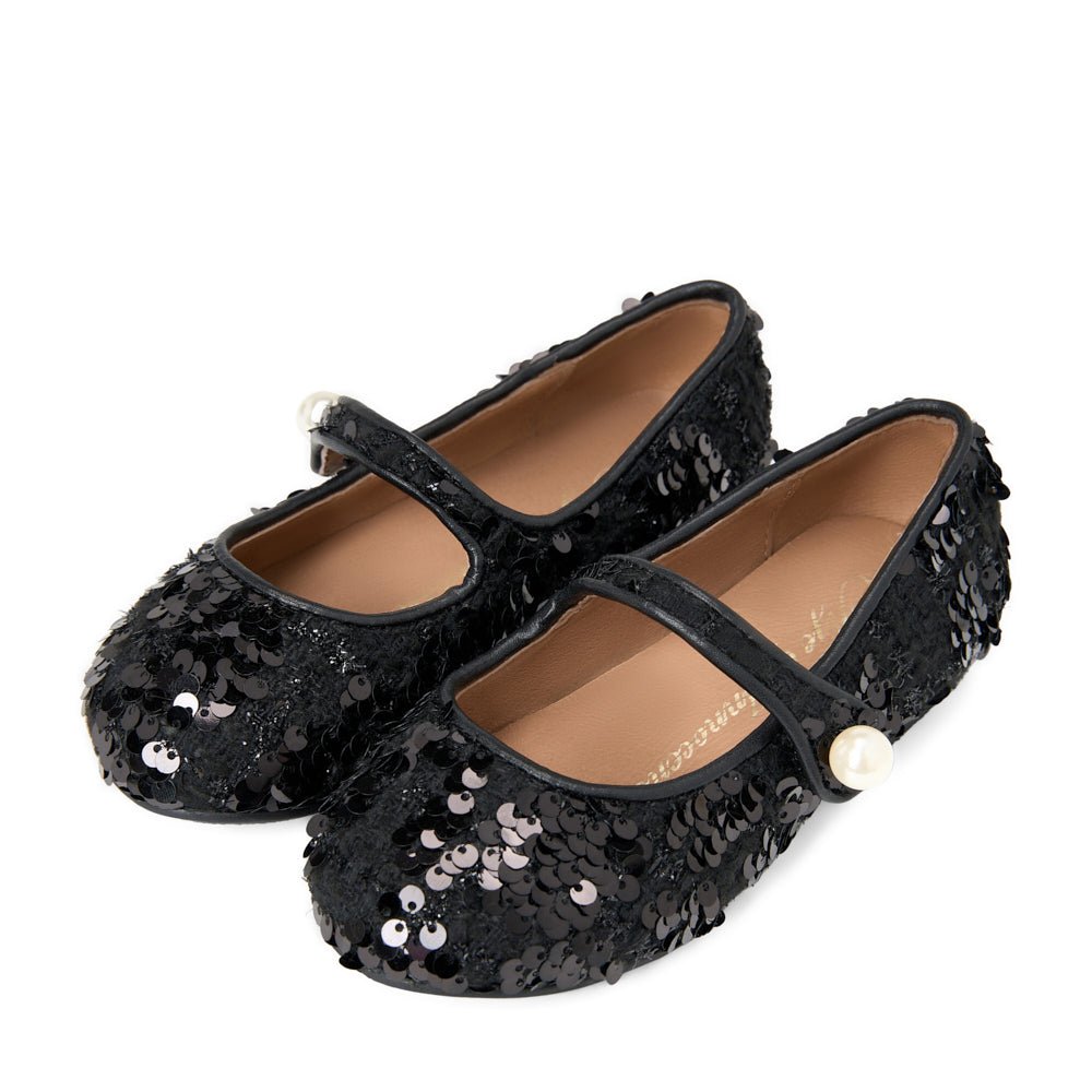 Elin Sequins 2.0 Black Shoes by Age of Innocence