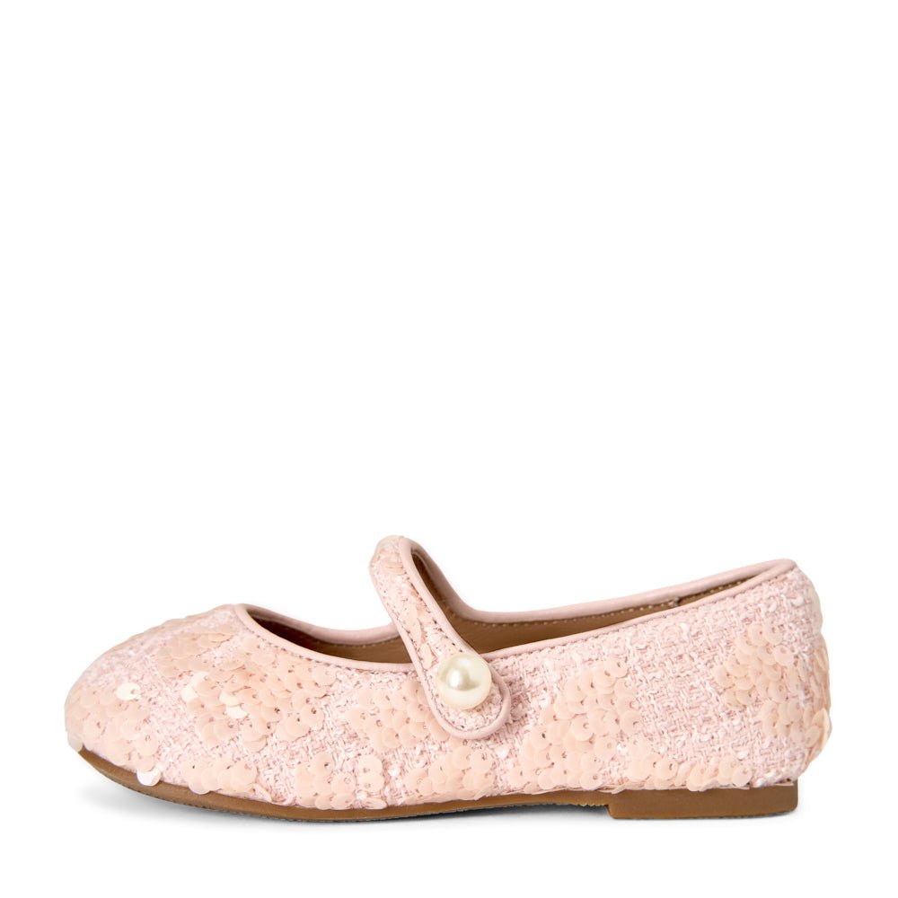 Elin Sequins 2.0 Peach Shoes by Age of Innocence