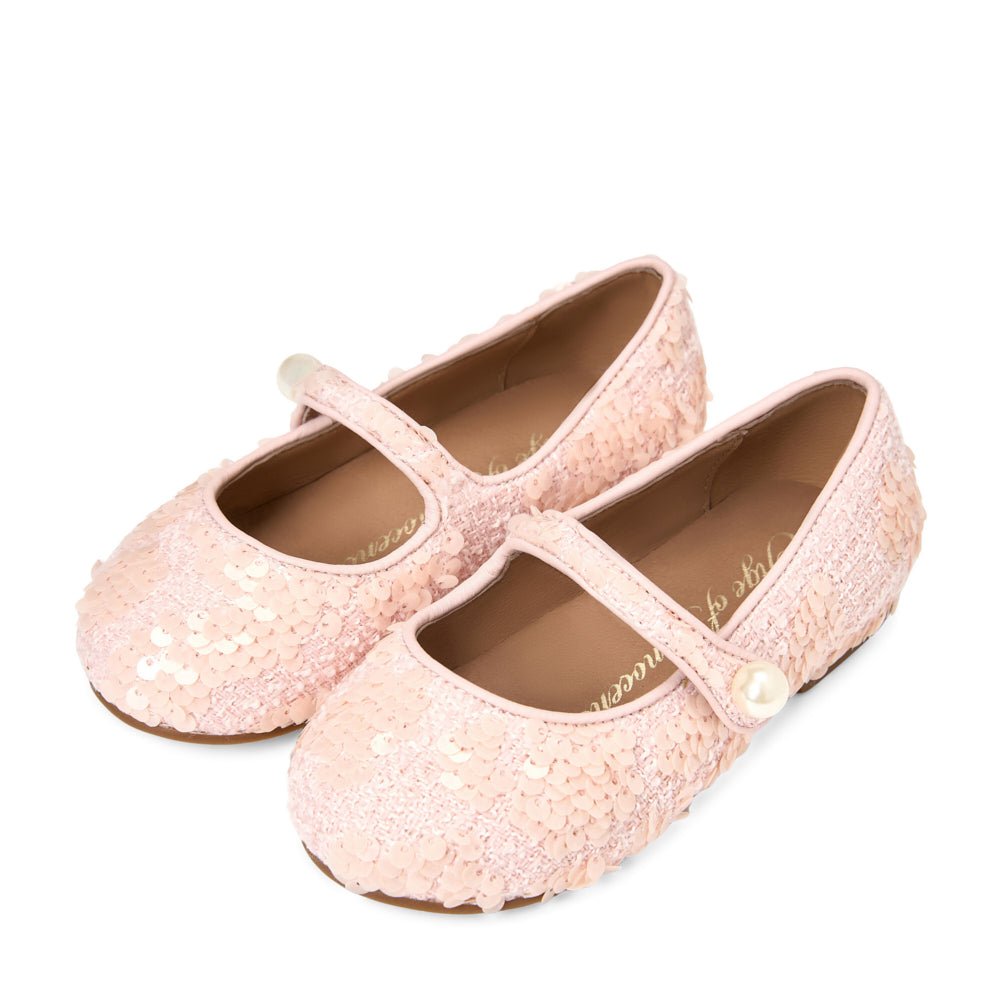 Elin Sequins 2.0 Peach Shoes by Age of Innocence