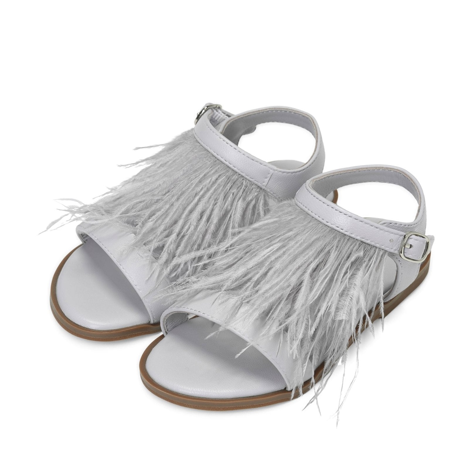 Elle Grey Sandals by Age of Innocence