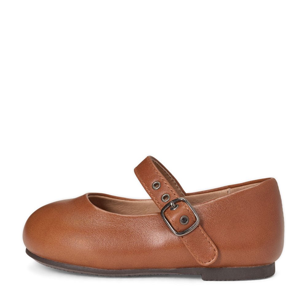 Eva Leather Brown Shoes by Age of Innocence