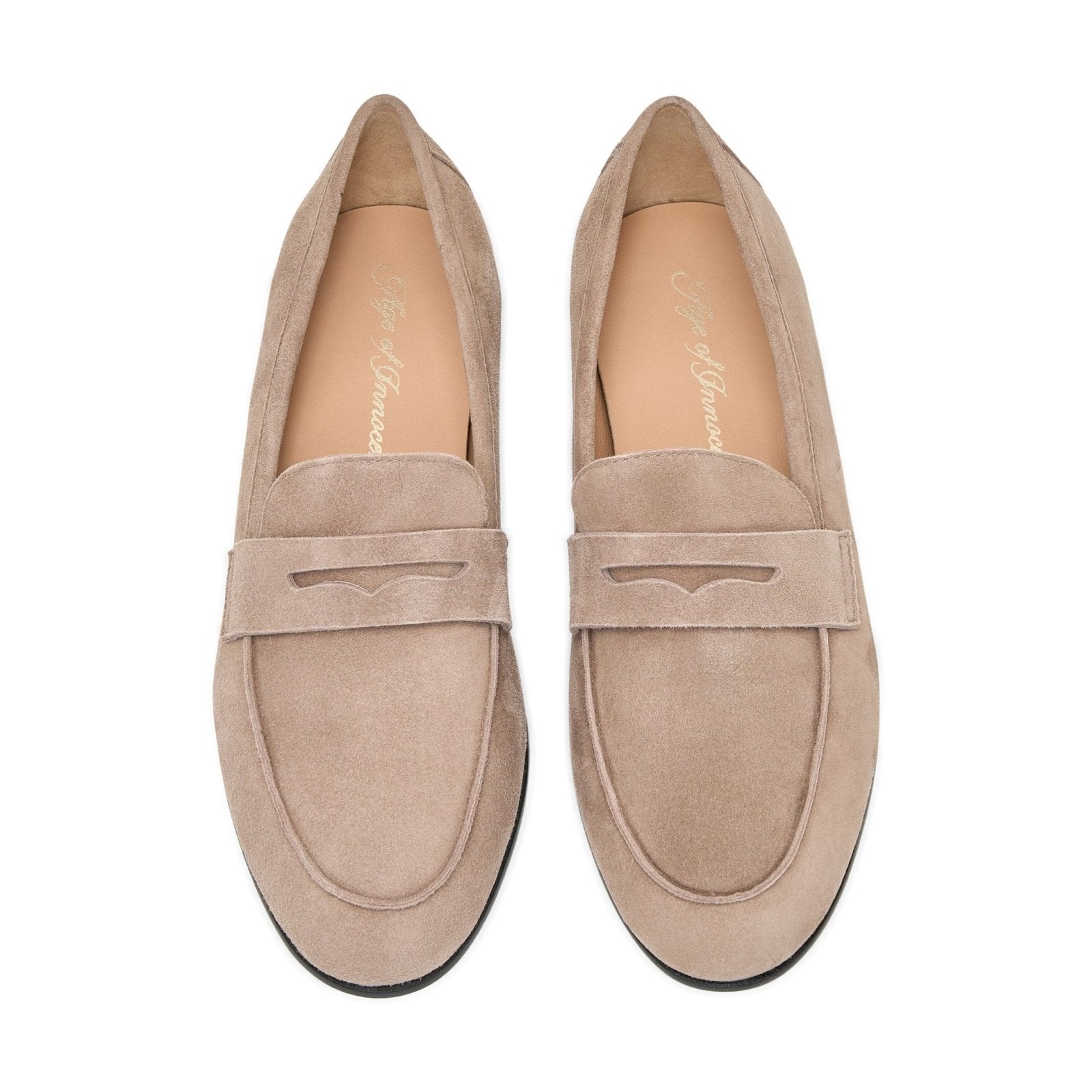 Farley Beige Loafers by Age of Innocence