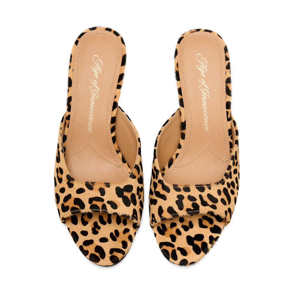 Felicity Animal Print Mules by Age of Innocence