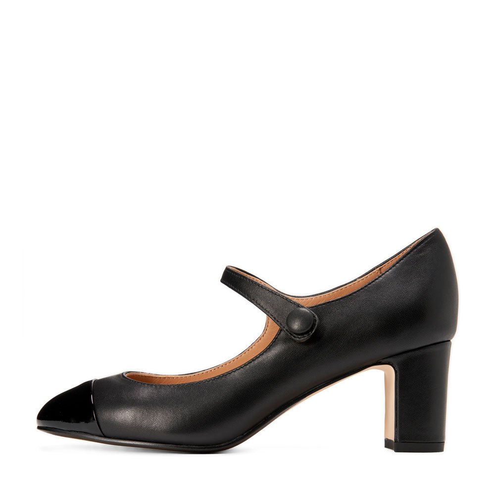 Gemma 3.0 Black/Black Shoes by Age of Innocence