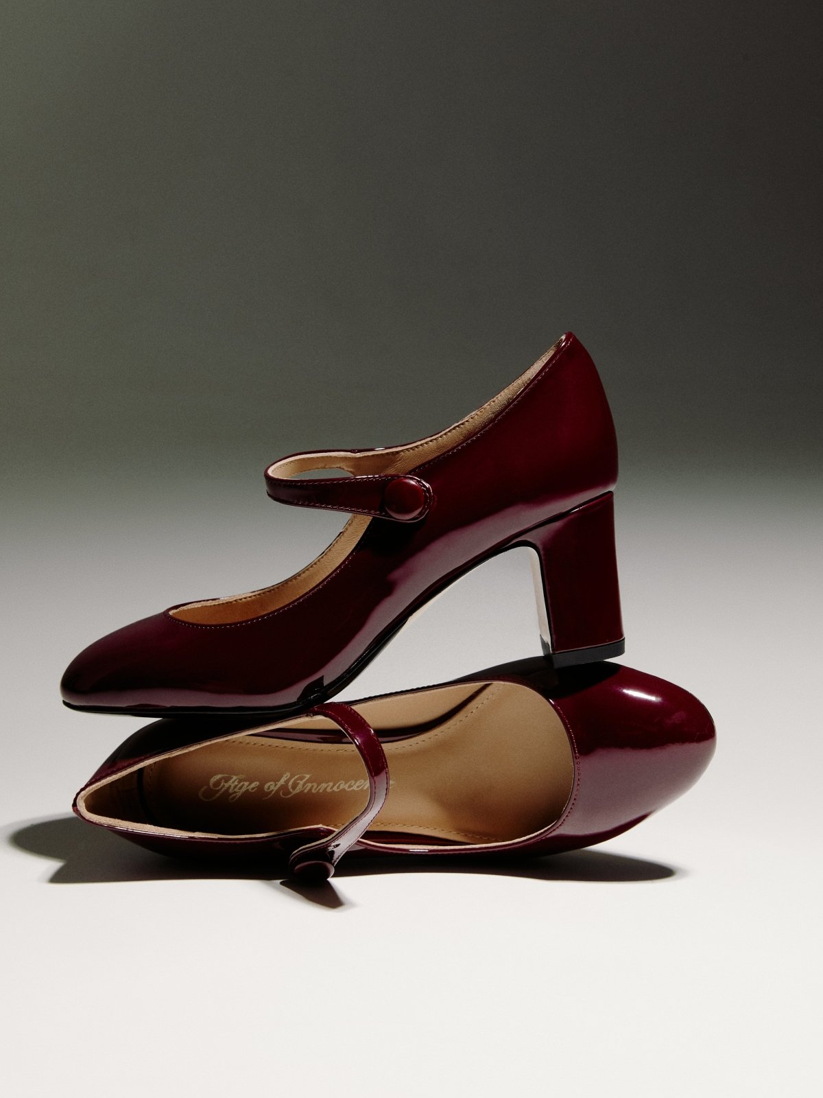 Gemma PL Burgundy Shoes by Age of Innocence