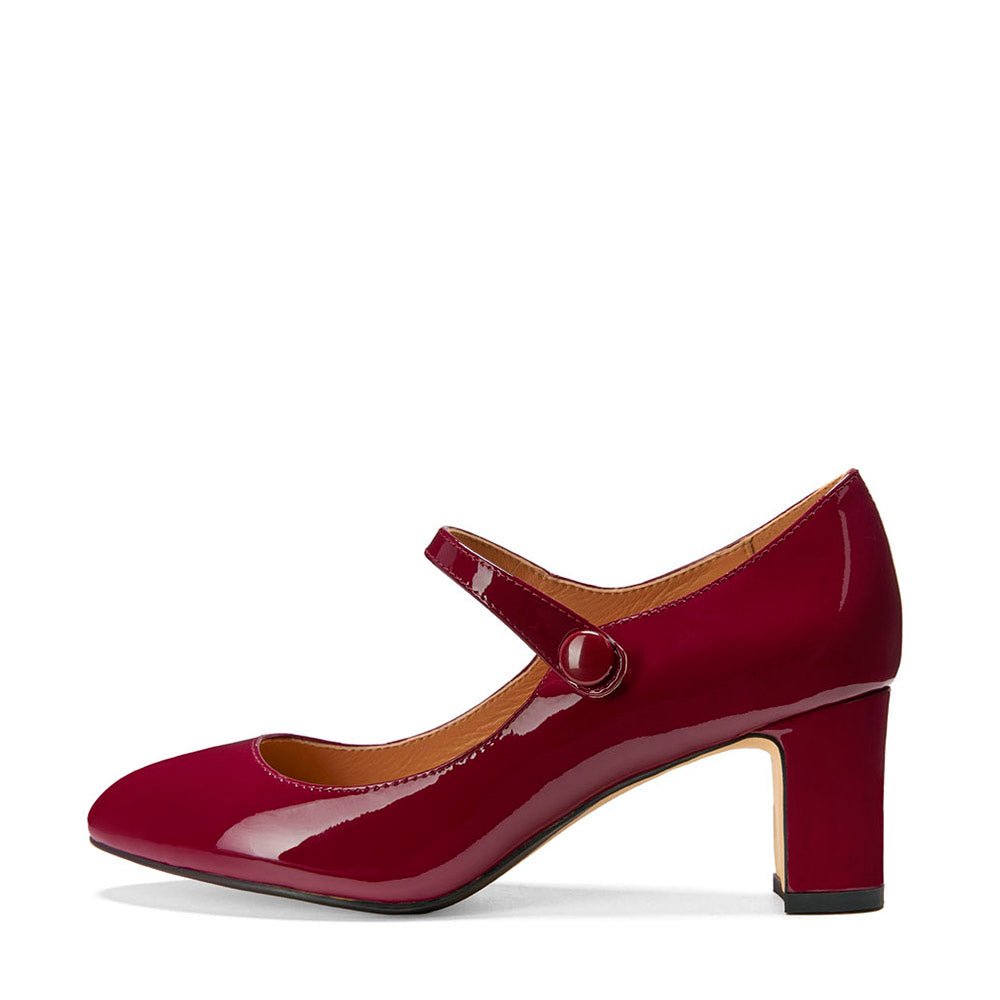 Gemma PL Burgundy Shoes by Age of Innocence