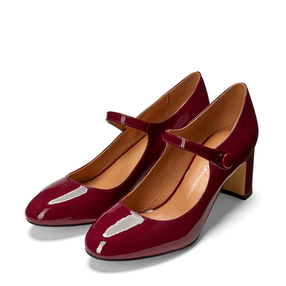 Gemma PL Burgundy Shoes by Age of Innocence