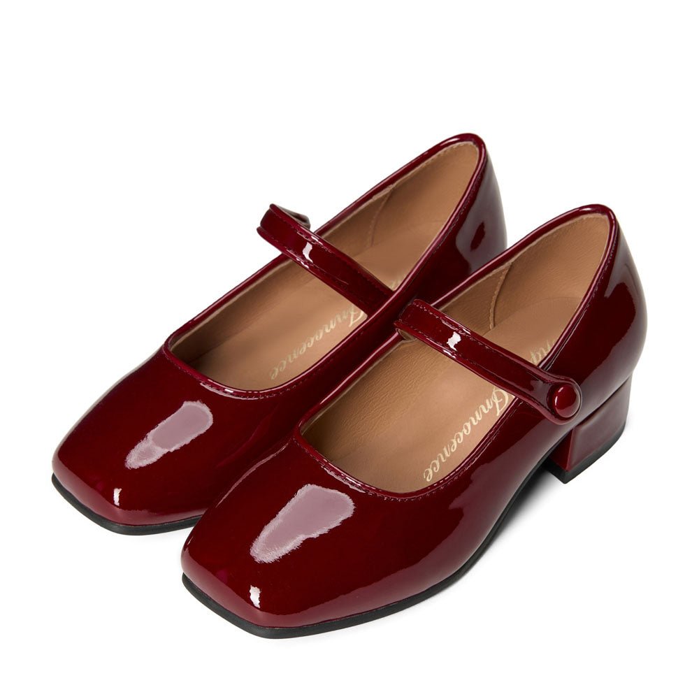 Designer Children Holly Burgundy Shoes For Baby Girls