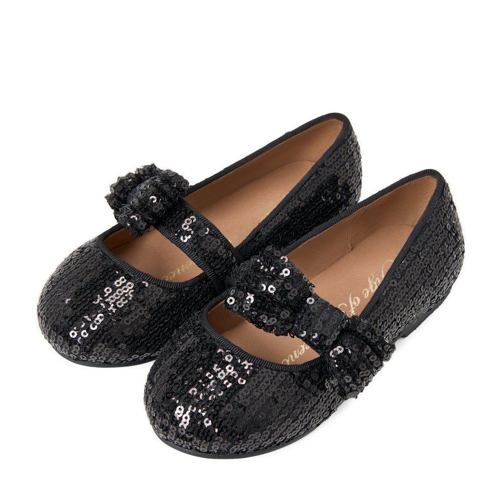 Mia Sequins 2.0 Black Shoes by Age of Innocence