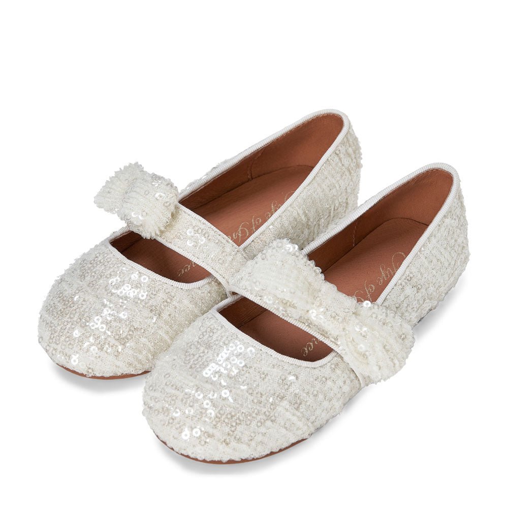 Mia Sequins 2.0 White Shoes by Age of Innocence