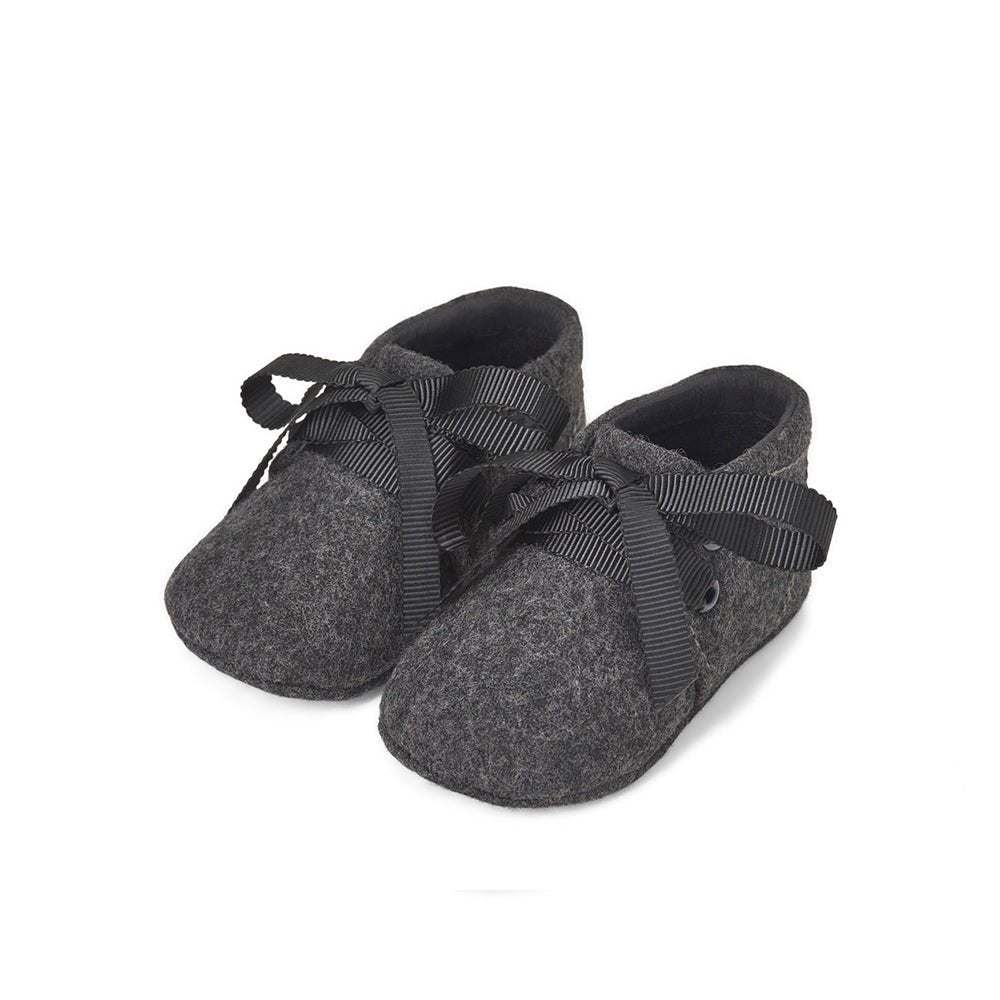 MiniMe Wool Dark Grey Pre Walkers by Age of Innocence