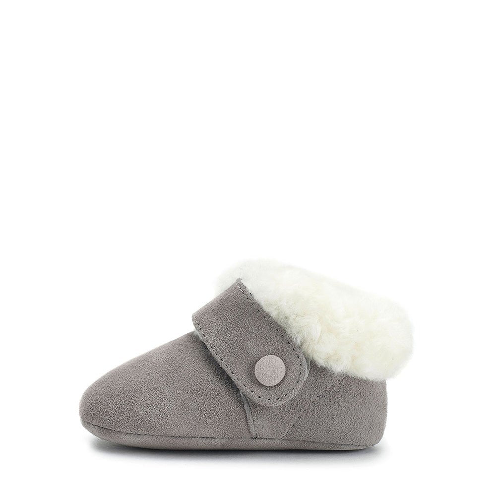 MiniMuni Grey Pre Walkers by Age of Innocence