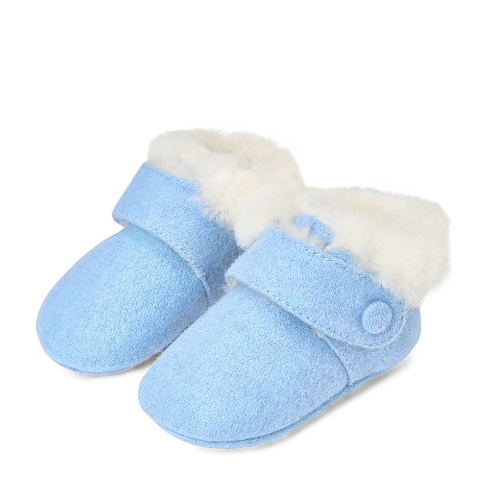 MiniMuni Wool Blue Pre Walkers by Age of Innocence