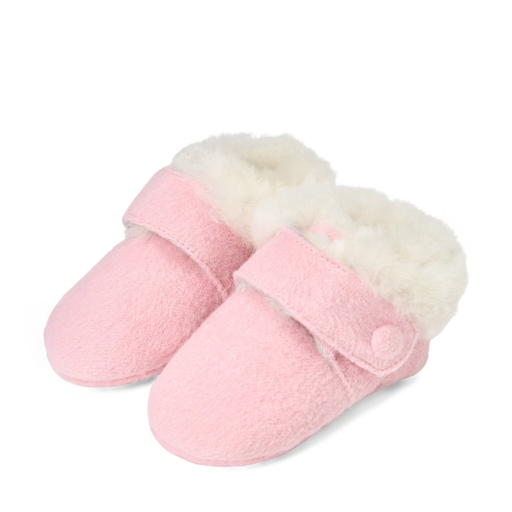 MiniMuni Wool Pink Pre Walkers by Age of Innocence