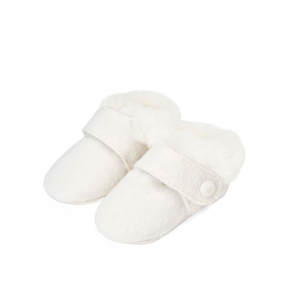 MiniMuni Wool White Pre Walkers by Age of Innocence