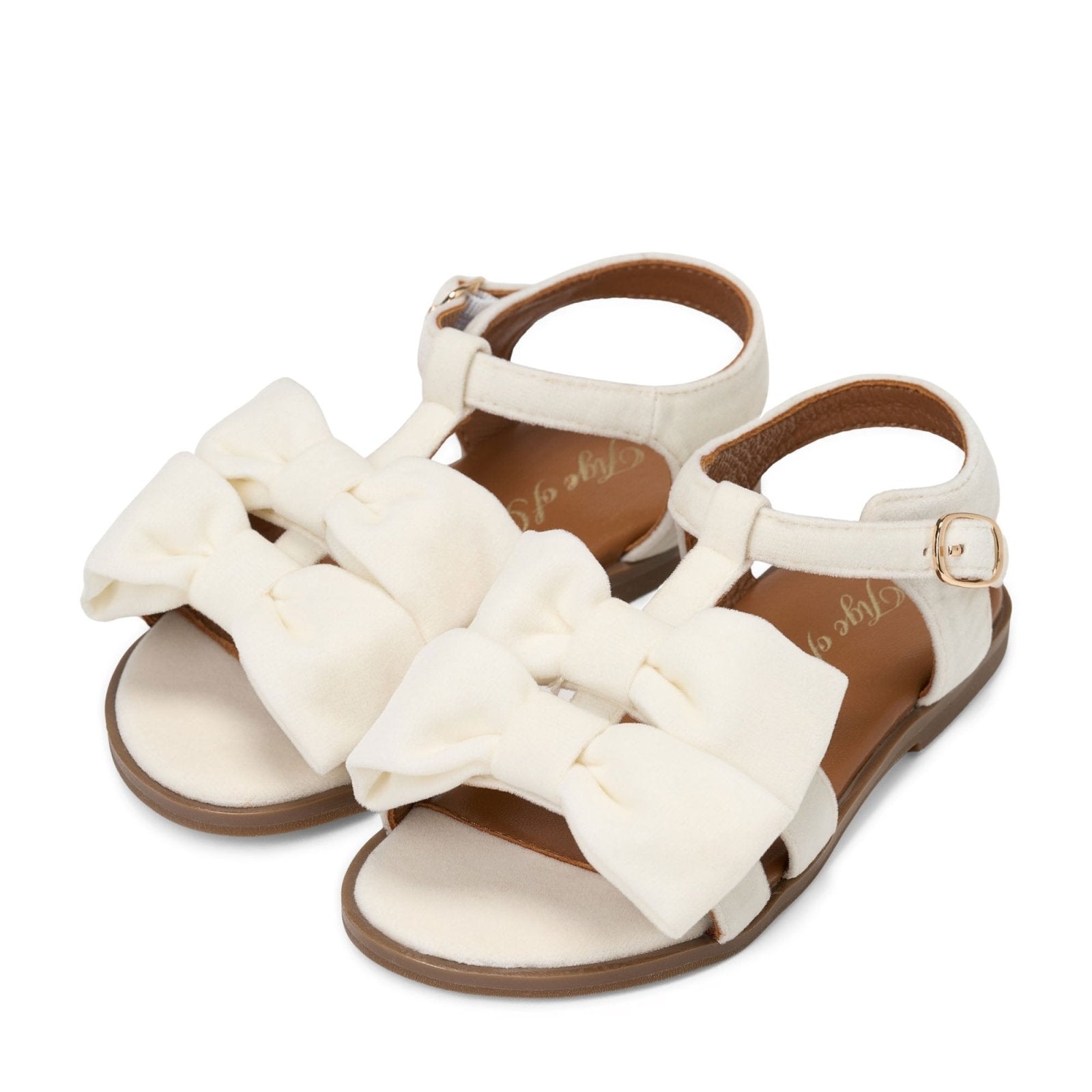 Rumi White Sandals by Age of Innocence