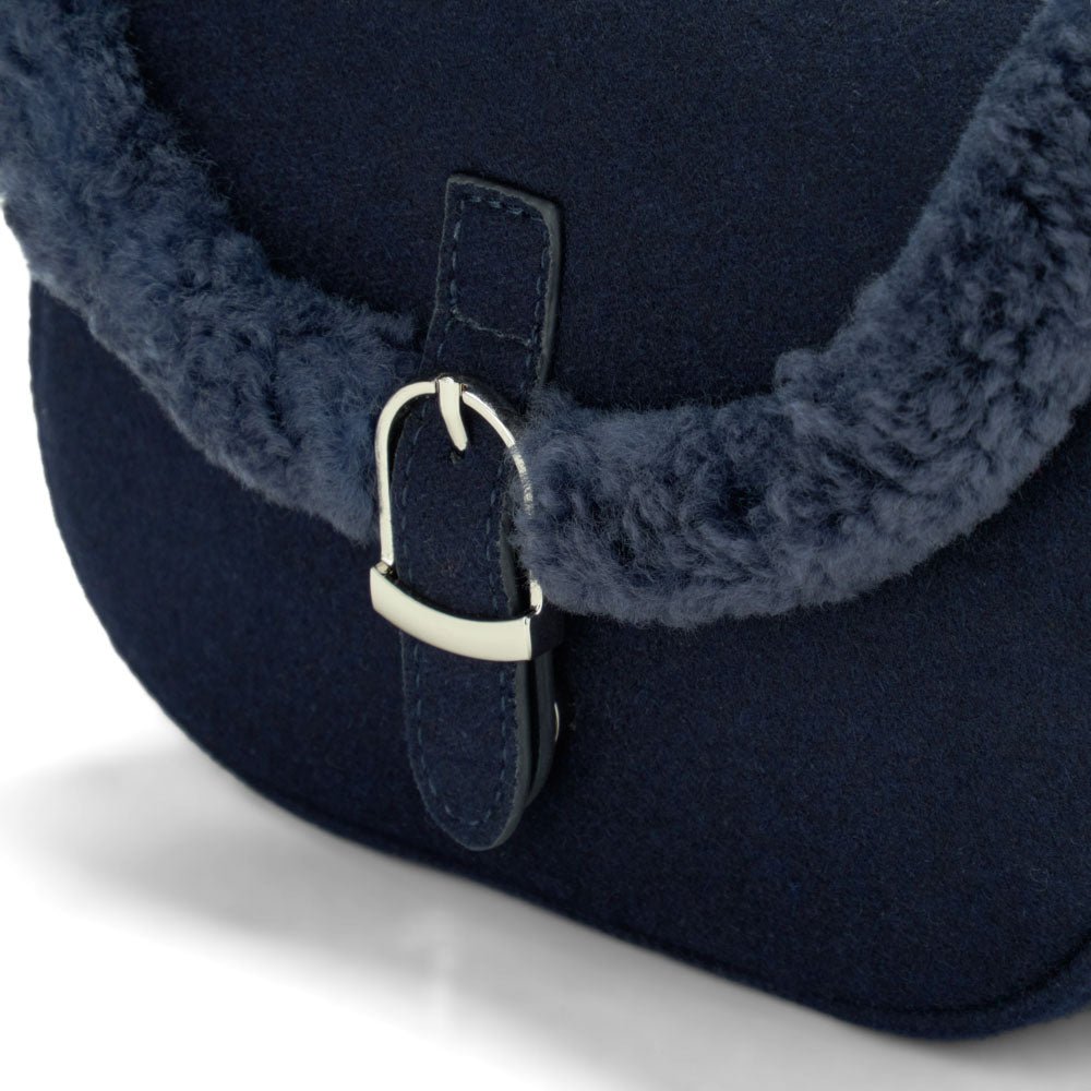 Shae Wool Navy Bag by Age of Innocence