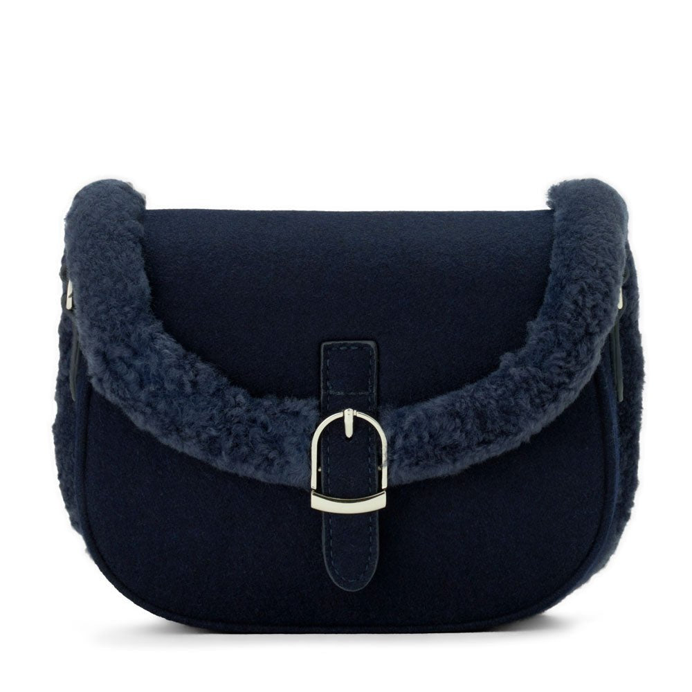 Shae Wool Navy Bag by Age of Innocence
