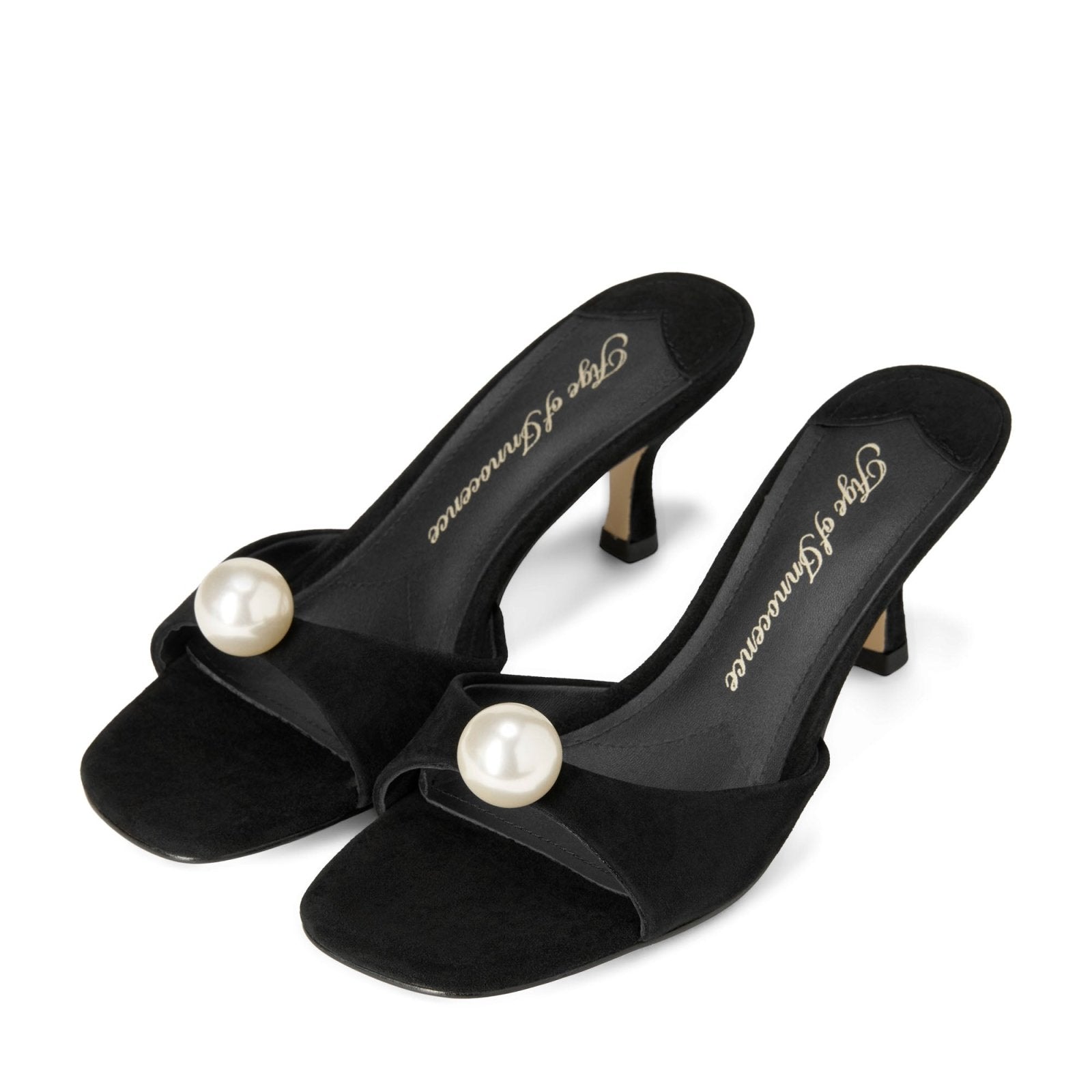 Sybil Black Mules by Age of Innocence