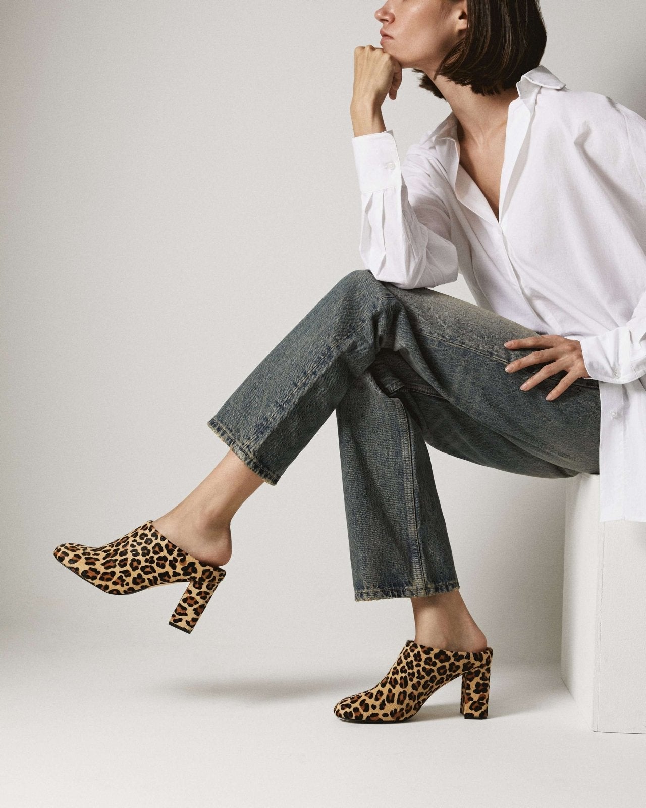 Tasha Animal print Mules by Age of Innocence