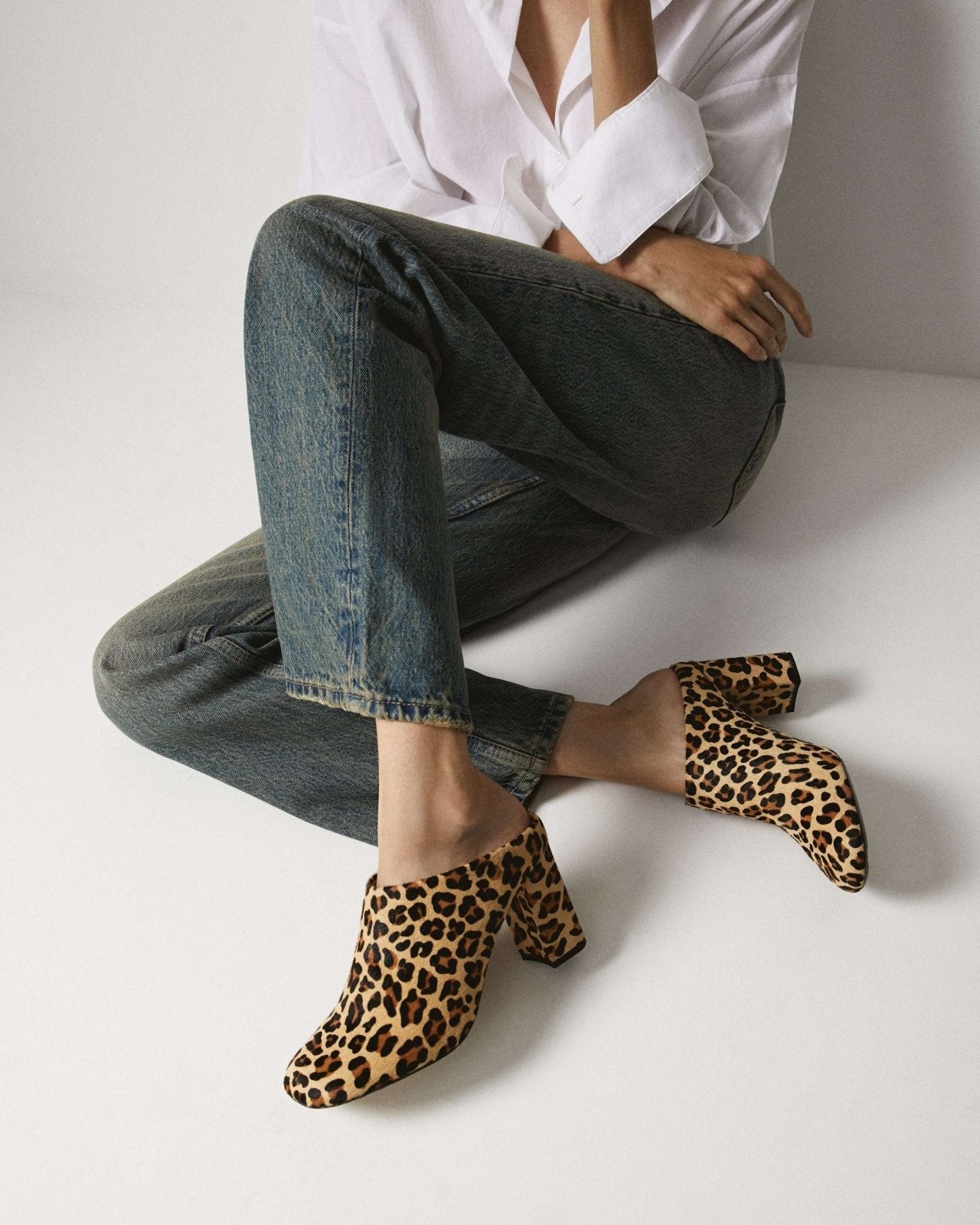 Tasha Animal print Mules by Age of Innocence