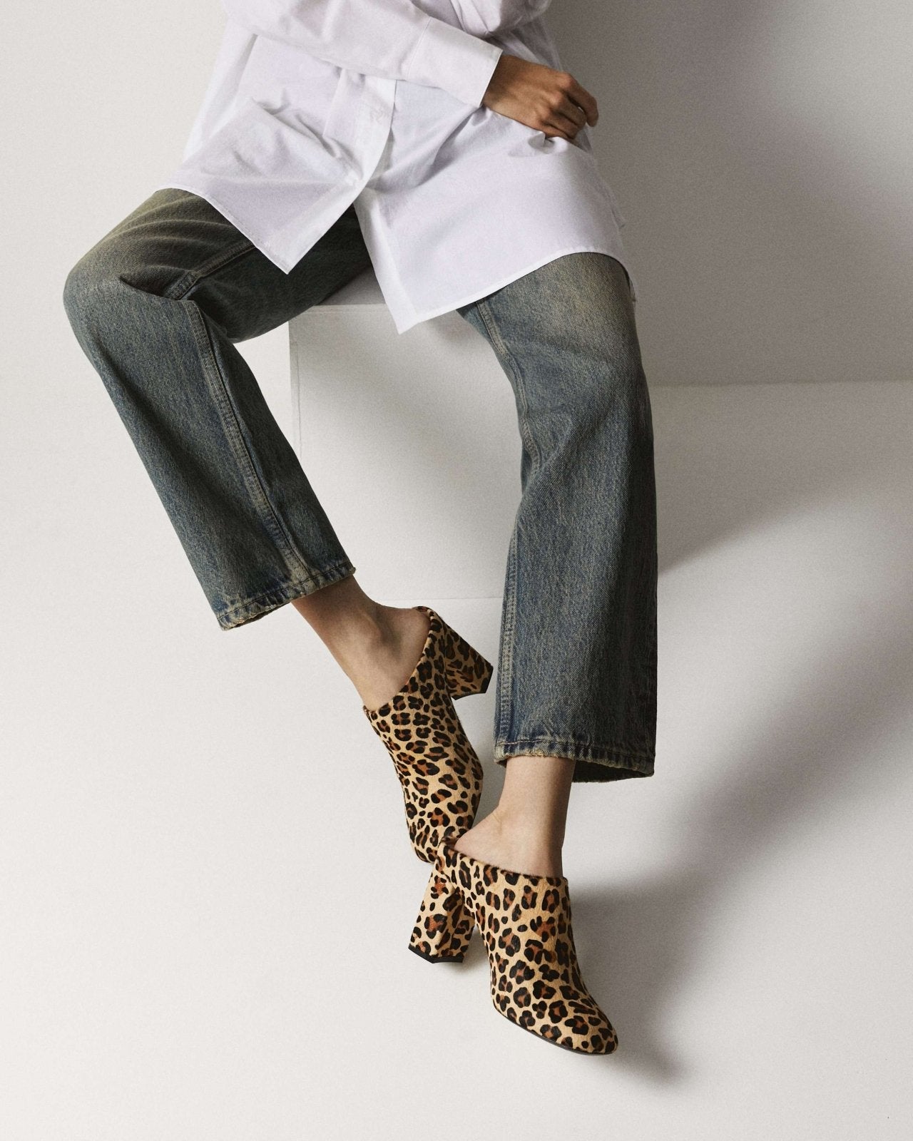 Tasha Animal print Mules by Age of Innocence