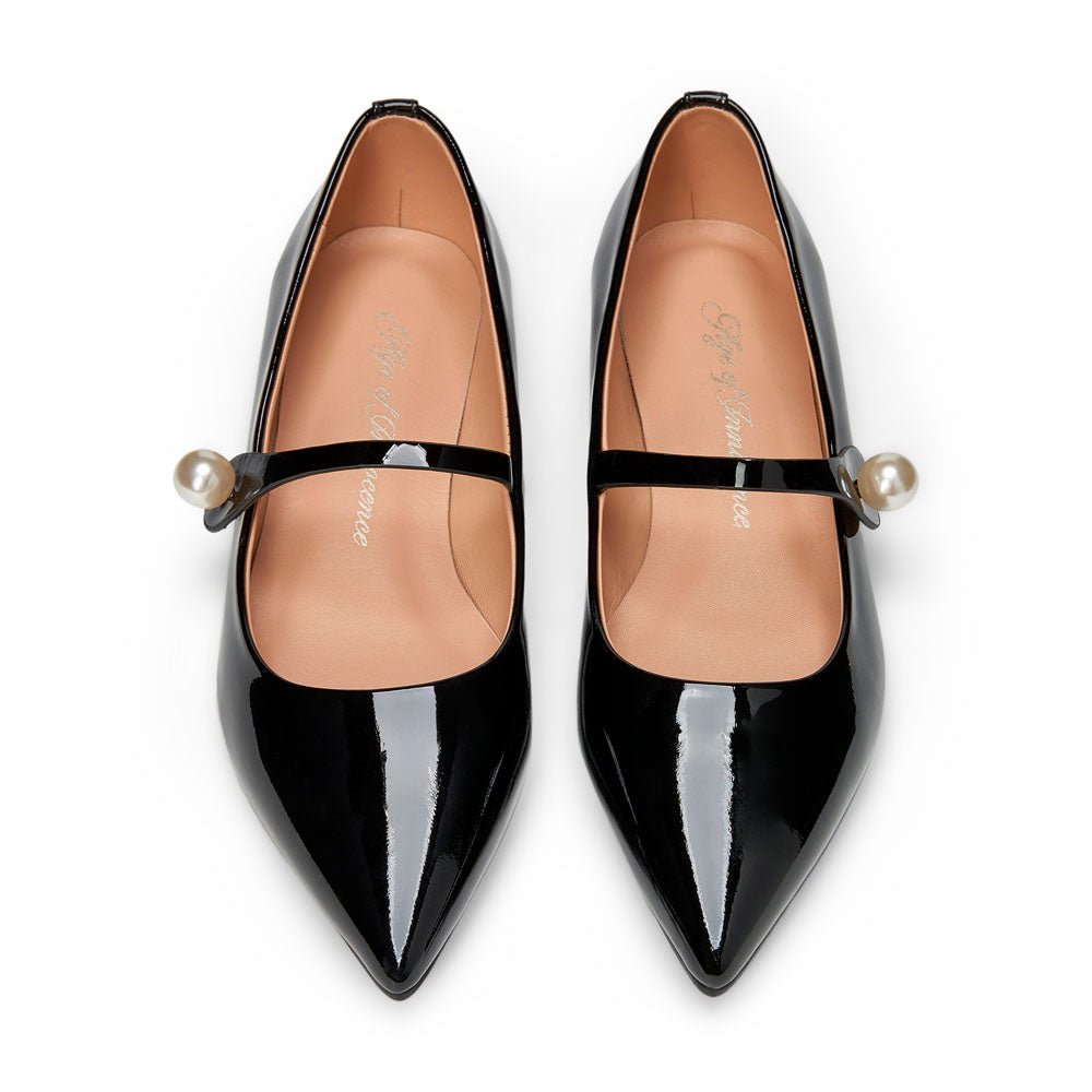 Thea Pearl Black Shoes by Age of Innocence