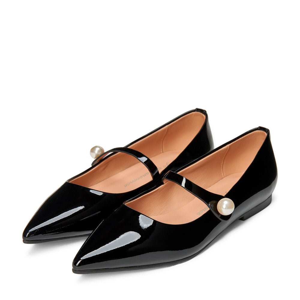 Thea Pearl Black Shoes by Age of Innocence