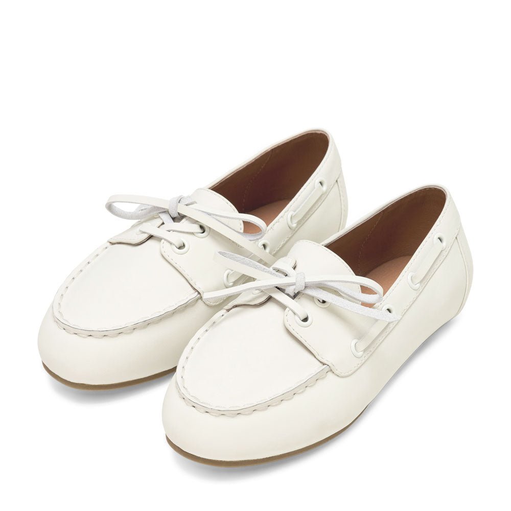 Velma White Loafers by Age of Innocence