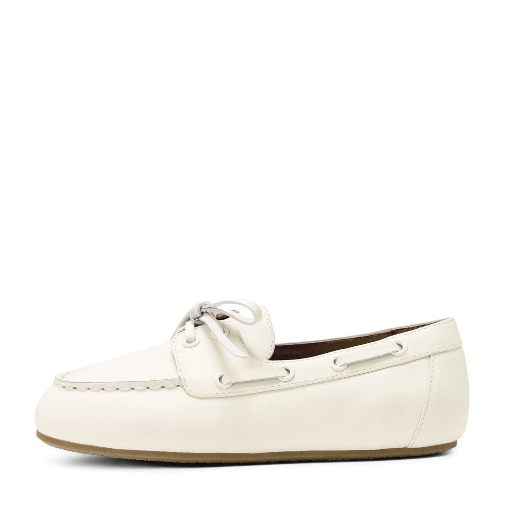 Velma White Loafers by Age of Innocence