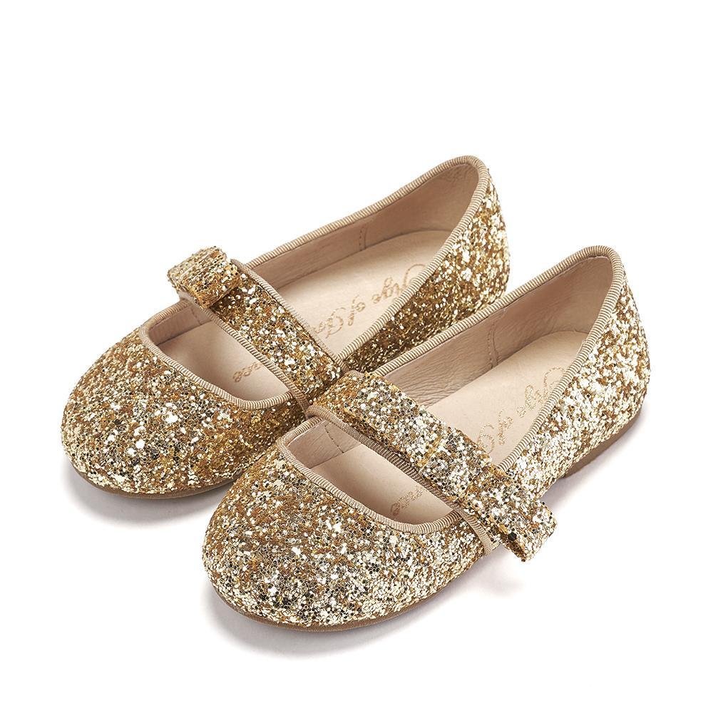 Age store of Innocence Mia Gold Glitter Shoes