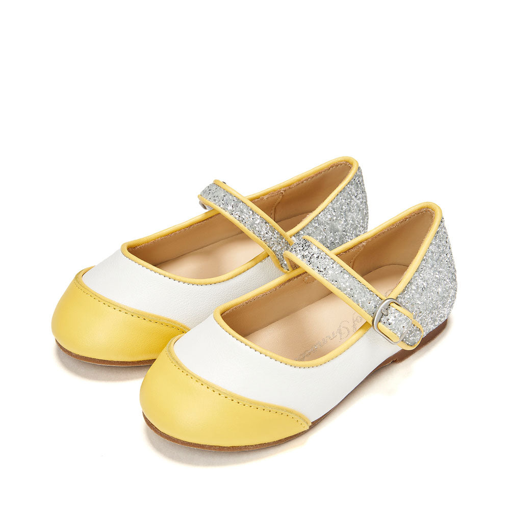 Girls fashion mustard shoes