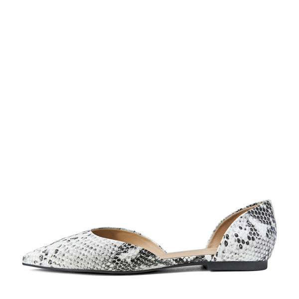 Black and white store snake print shoes