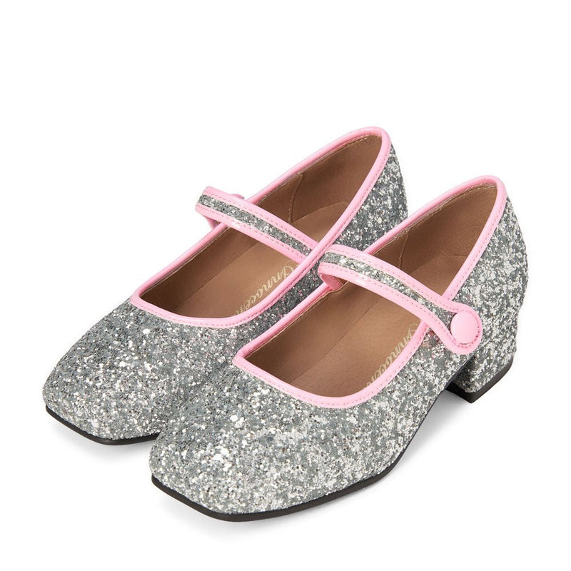 Pink sales silver shoes