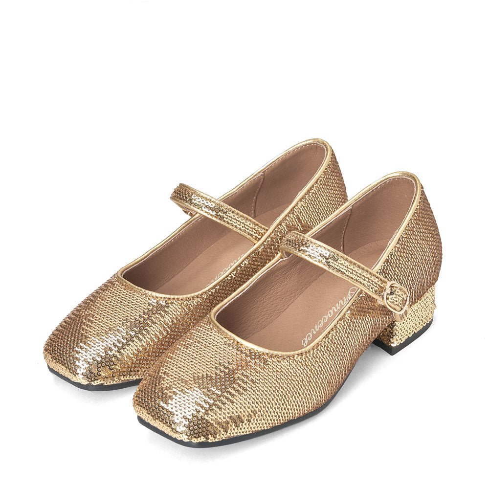 Girls gold sequin shoes online