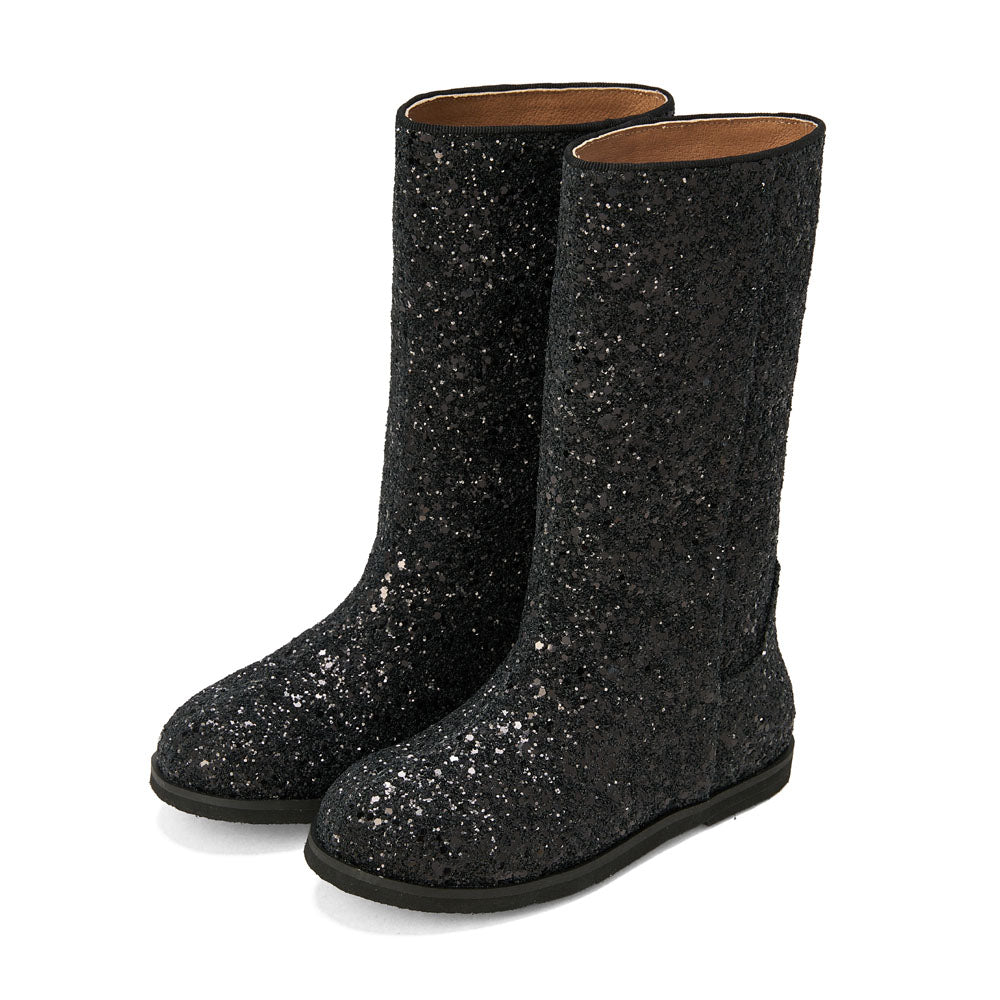 Designer glitter boots hotsell