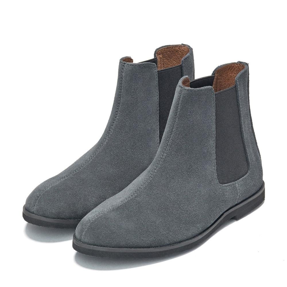 Grey designer boots hotsell