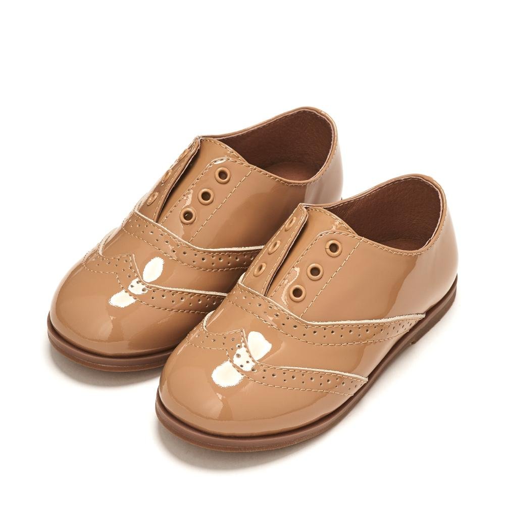 Elenor Beige Brogues by Age of Innocence