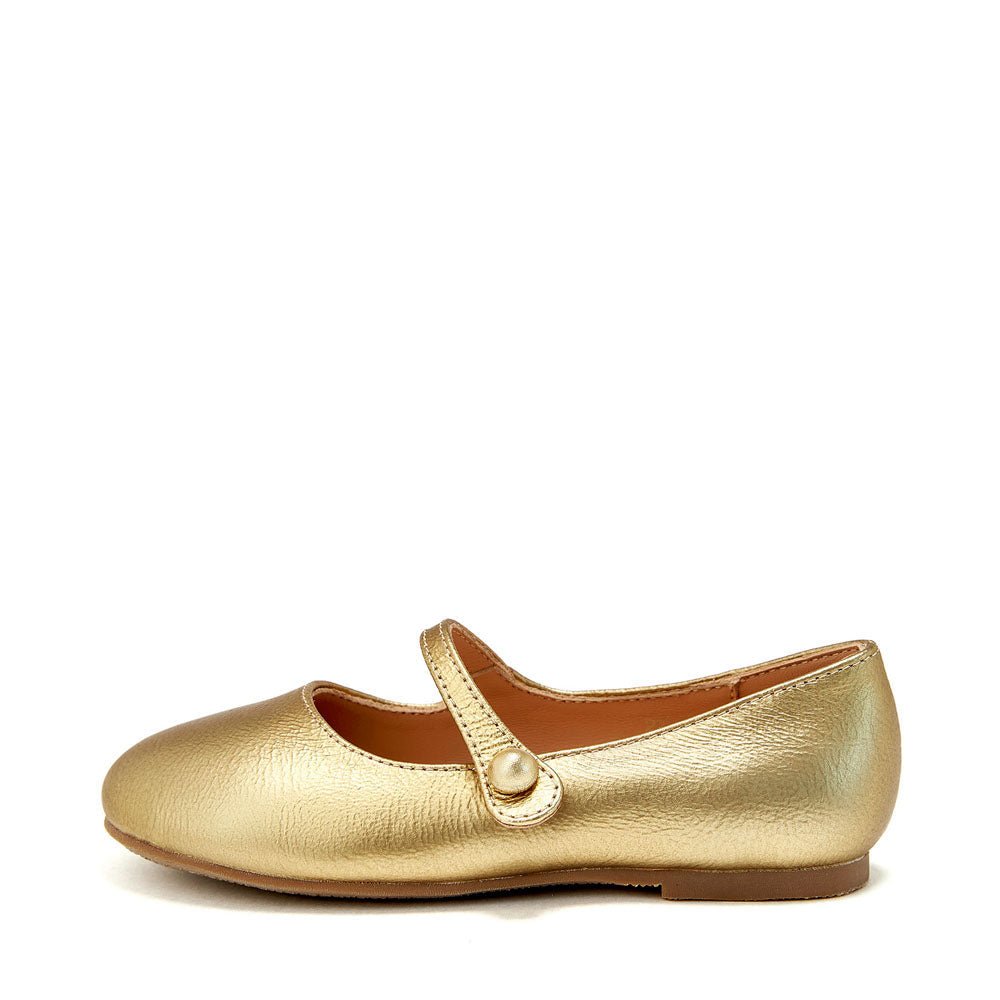 Gold color shoes shops for girl